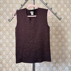 Vintage Textured Stretchy Tank